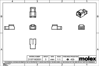 Connector Housings Part - 2137192031 | Molex