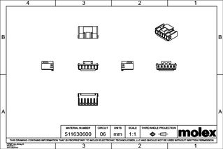 Connector Housings Part - 511630600 | Molex