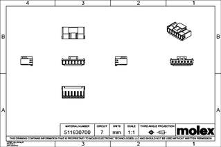 Connector Housings Part - 511630700 | Molex