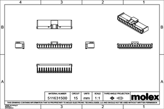Connector Housings Part - 511631500 | Molex