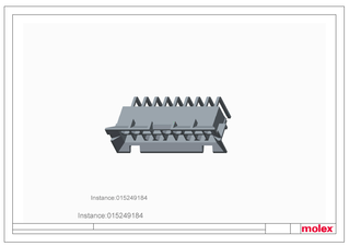 PCB Headers and Receptacles Part - 15249184 | Molex