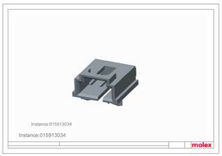 PCB Headers and Receptacles Part - 15913034 | Molex