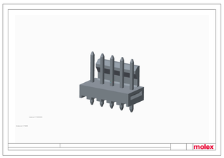 PCB Headers and Receptacles Part - 1718560005 | Molex