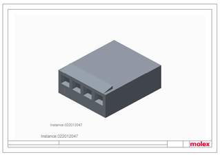 Connector Housings Part - 22012047 | Molex