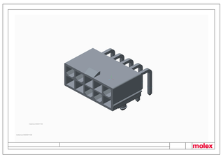 PCB Headers and Receptacles Part - 39301100 | Molex