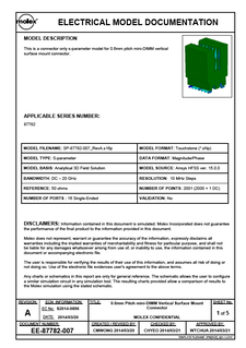 Memory Module Connectors Part 877823003 | Molex