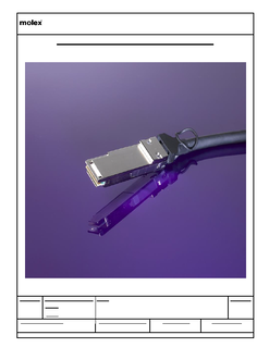 High-Speed I/O Cable Assemblies Part - 1003461106 | Molex