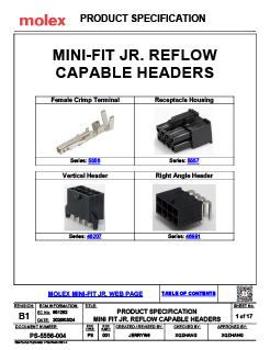 PCB Headers and Receptacles Part - 469911008 | Molex