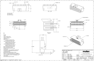 PCB Headers and Receptacles Part - 1722991104 | Molex