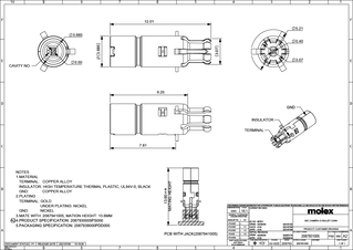 I/O Connectors Part - 2087931005 | Molex