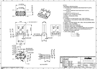 I/O Connectors Part - 2193200001 | Molex