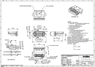 I/O Connectors Part - 2216320001 | Molex