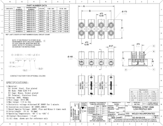 Terminal Blocks and Barrier Strip Part - 391002302 | Molex