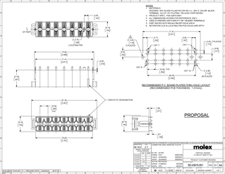 PCB Headers and Receptacles Part - 439151403 | Molex