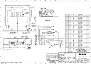FFC / FPC Connectors Part - 522712069 | Molex