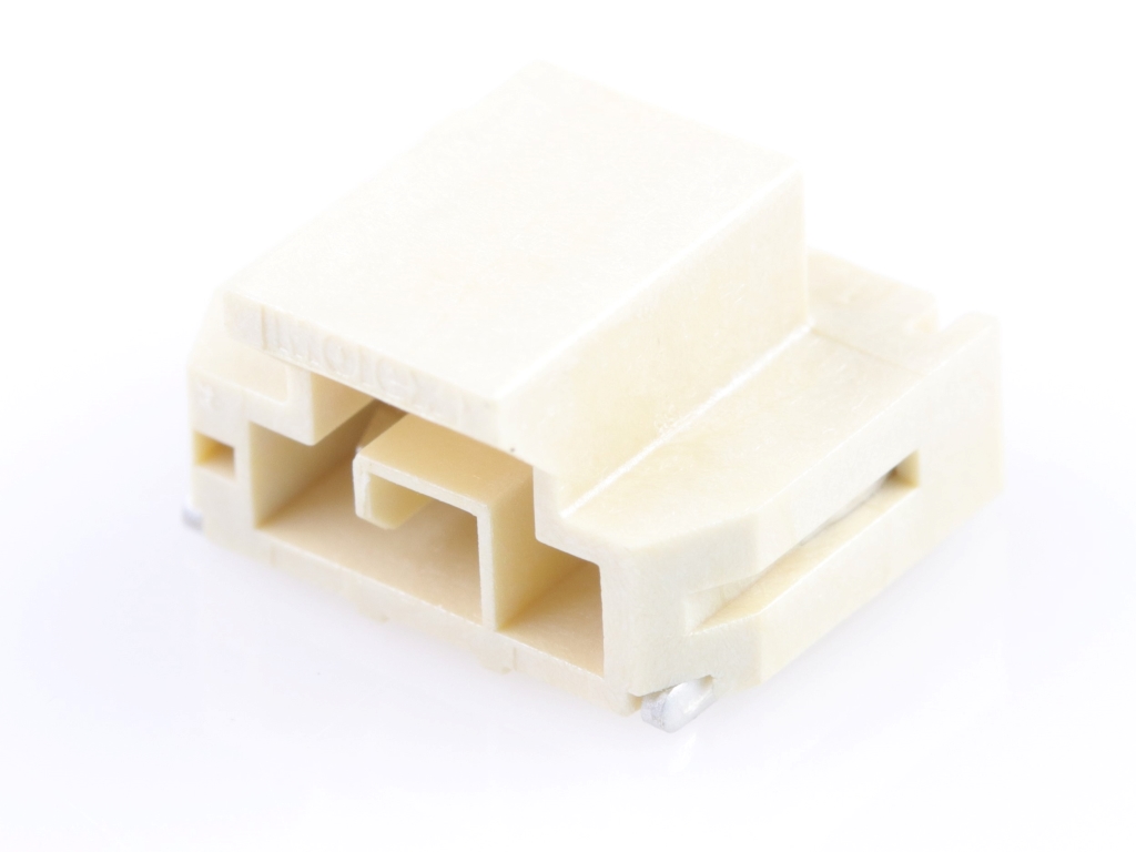 Nano-Fit Right-Angle Header, Surface Mount, 2.50mm Pitch, Single Row, 3 Circuits, 0.76µm Gold (Au) Plating, Lubricated, Natural, Glow-Wire Capable