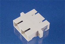 Fiber Optic Connector SCD Adapter MTSL Flng MM Beige