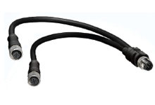 MicroChg In-Line 4P MM/ST 2xFE ST Cable