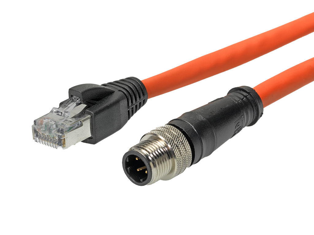 M12 to RJ-45 Cordset