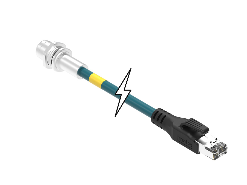 M12 Data Push-Pull,Ultra-Lock (M12),RJ45,Industrial Ethernet - 1201088793 - Image 1