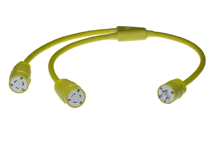 MOLEX / WOODHEAD Cord NEMA L5-20P to L5-20R Connector