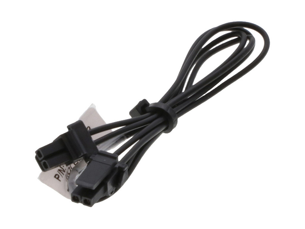 Micro-Fit TPA-to-Micro-Fit TPA Off-the-Shelf (OTS) Cable Assembly, Single Row, 300.00mm Length, 2 Circuits, Black