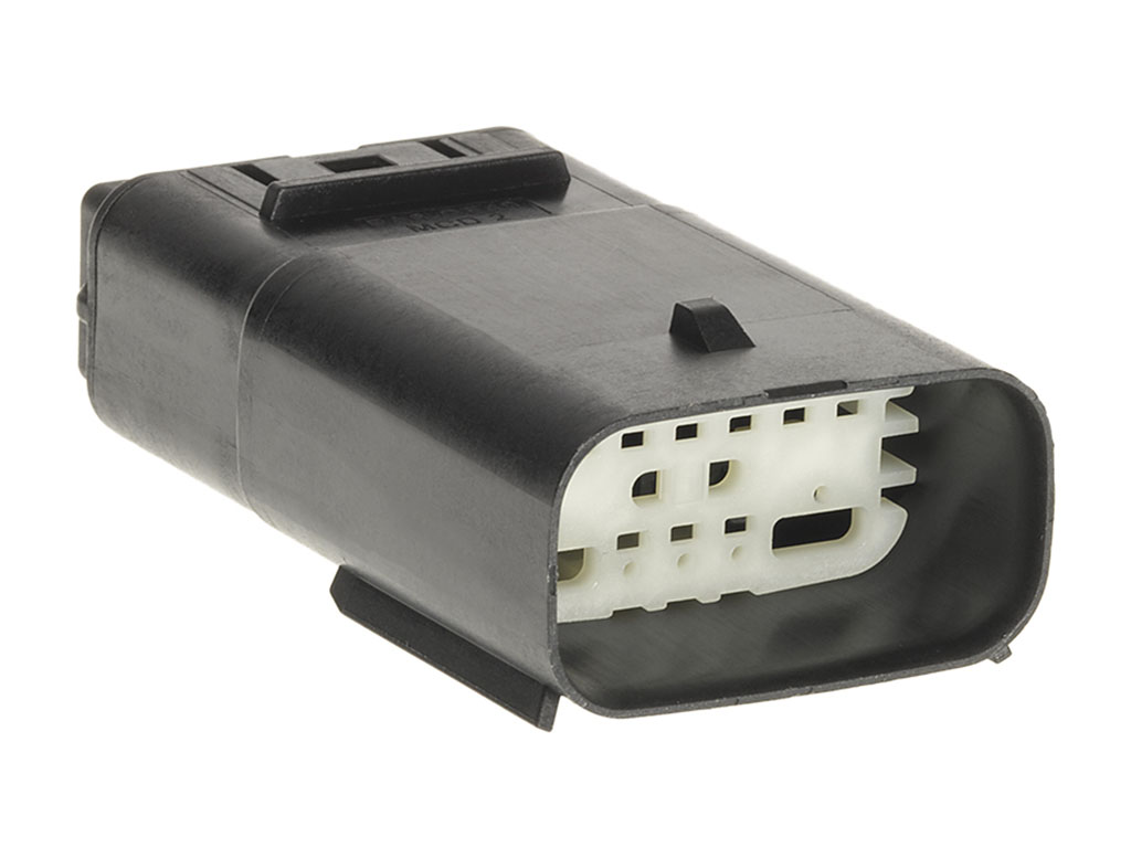 12 Rectangular Connectors - Housings Receptacle Black 0.138 (3.50mm)