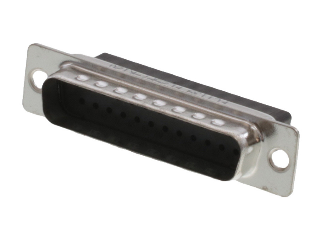 Plug for Male Contacts Housing D-Sub Connector 25 Position