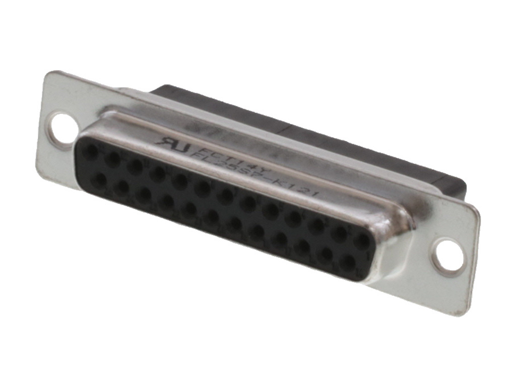 Receptacle for Female Contacts Housing D-Sub Connector 25 Position