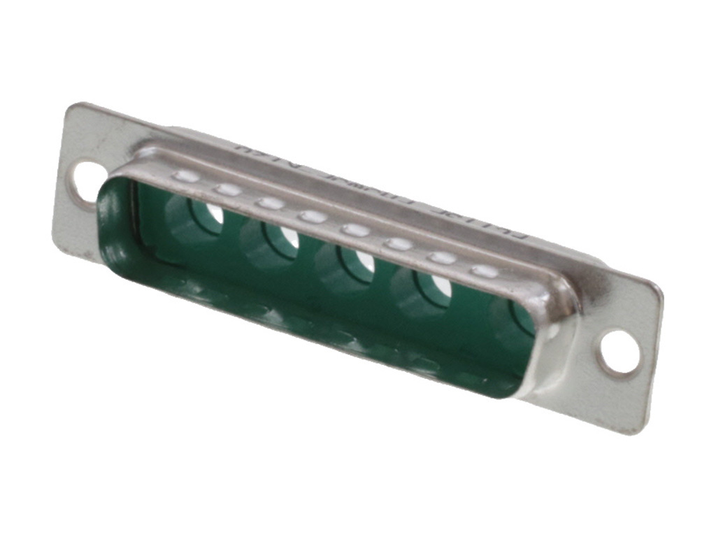 Receptacle for Female Contacts Housing D-Sub, Combo Connector 5 (Coax or Power) Position