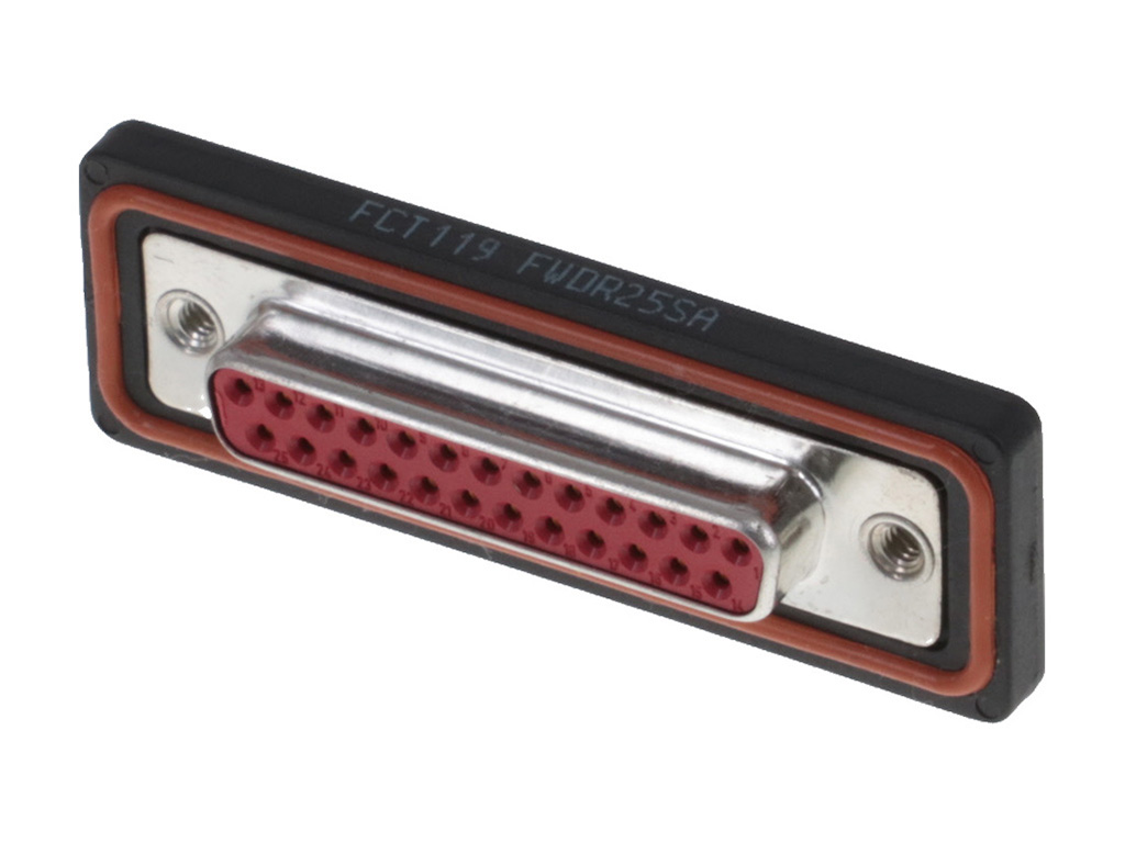 25 Position D-Sub Receptacle, Female Sockets Connector