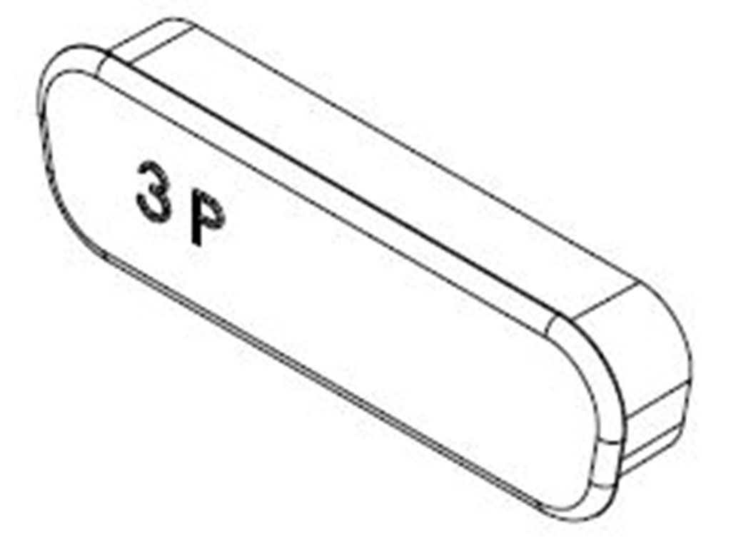 Connector Cap (Cover), Dust For D-Sub Connectors, Male