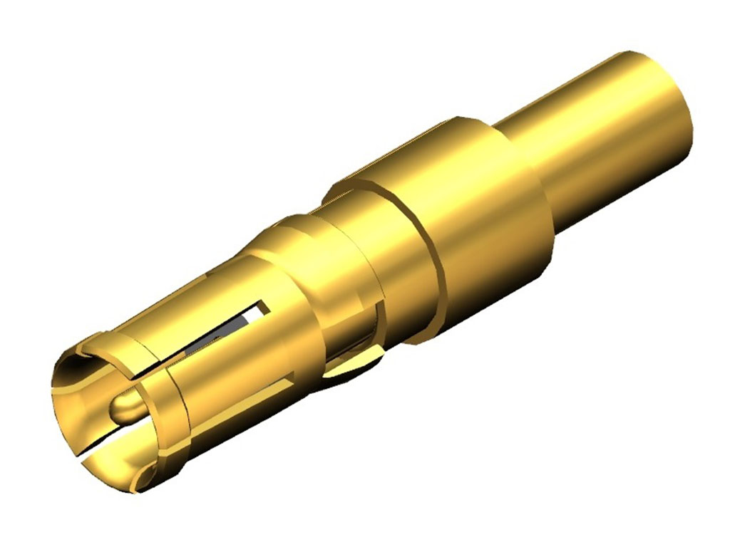 D-Sub Contact Female Socket Gold RG-179, 187 Crimp Machined
