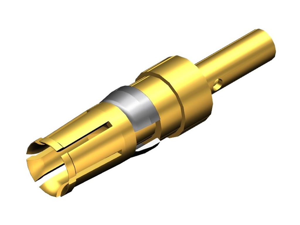 D-Sub Contact Female Socket Gold 16-20 AWG Crimp Machined