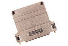 37 Position Two Piece Backshell Connector Black 180° Shielded