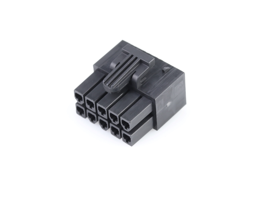 10 Rectangular Connectors - Housings Receptacle Black 0.165 (4.20mm)