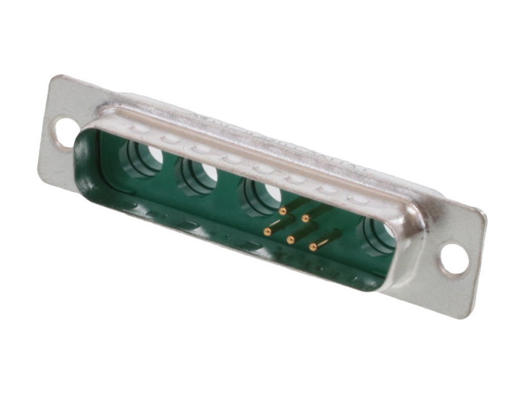 9 (5 + 4 Coax or Power) Position D-Sub, Combo Plug, Male Pins Connector