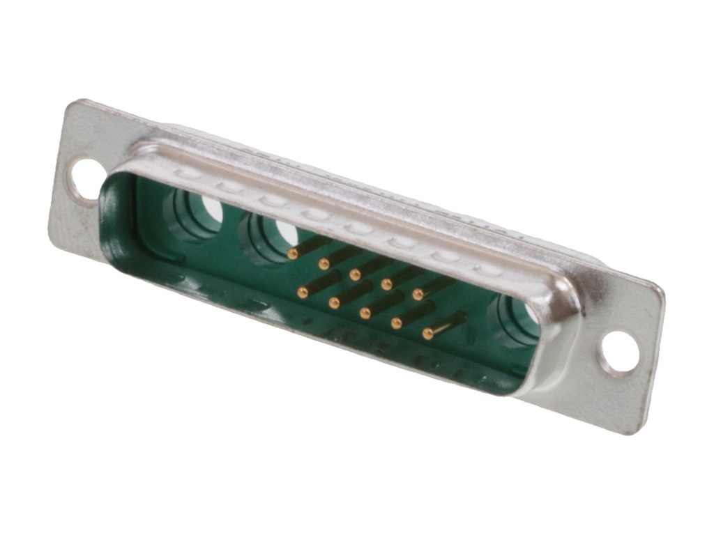 13 (10 + 3 Coax or Power) Position D-Sub, Combo Plug, Male Pins Connector