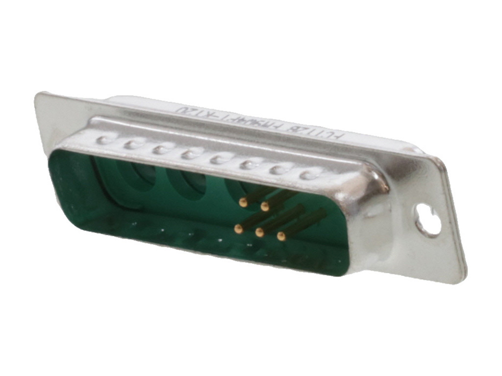 9 (5 + 4 Coax or Power) Position D-Sub, Combo Plug, Male Pins Connector