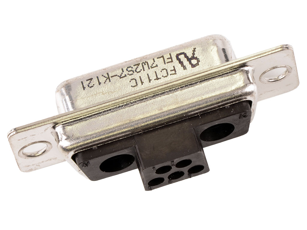 Receptacle for Female Contacts Housing D-Sub, Combo Connector 7 (5 + 2 Coax or Power) Position