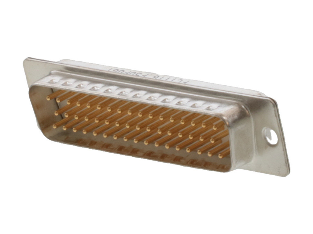 50 Position D-Sub Plug, Male Pins Connector