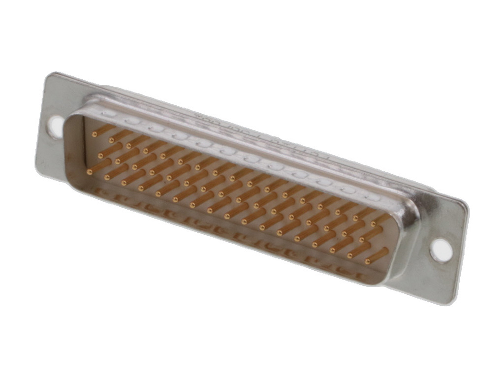 50 Position D-Sub Plug, Male Pins Connector