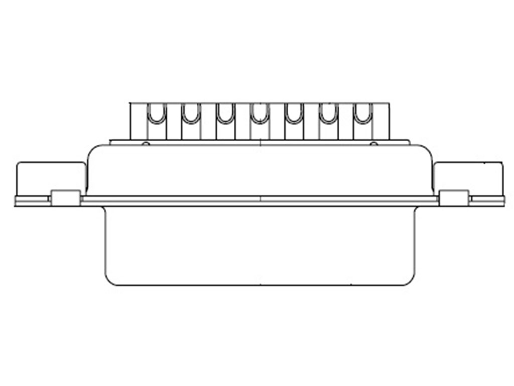 25 Position D-Sub Receptacle, Female Sockets Connector