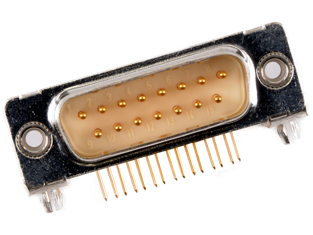 50 Position D-Sub Receptacle, Female Sockets Connector