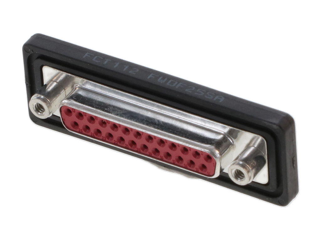 25 Position D-Sub Receptacle, Female Sockets Connector