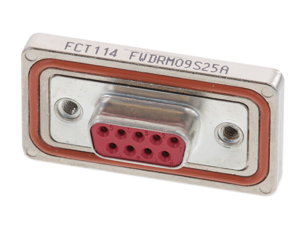 9 Position D-Sub Receptacle, Female Sockets Connector