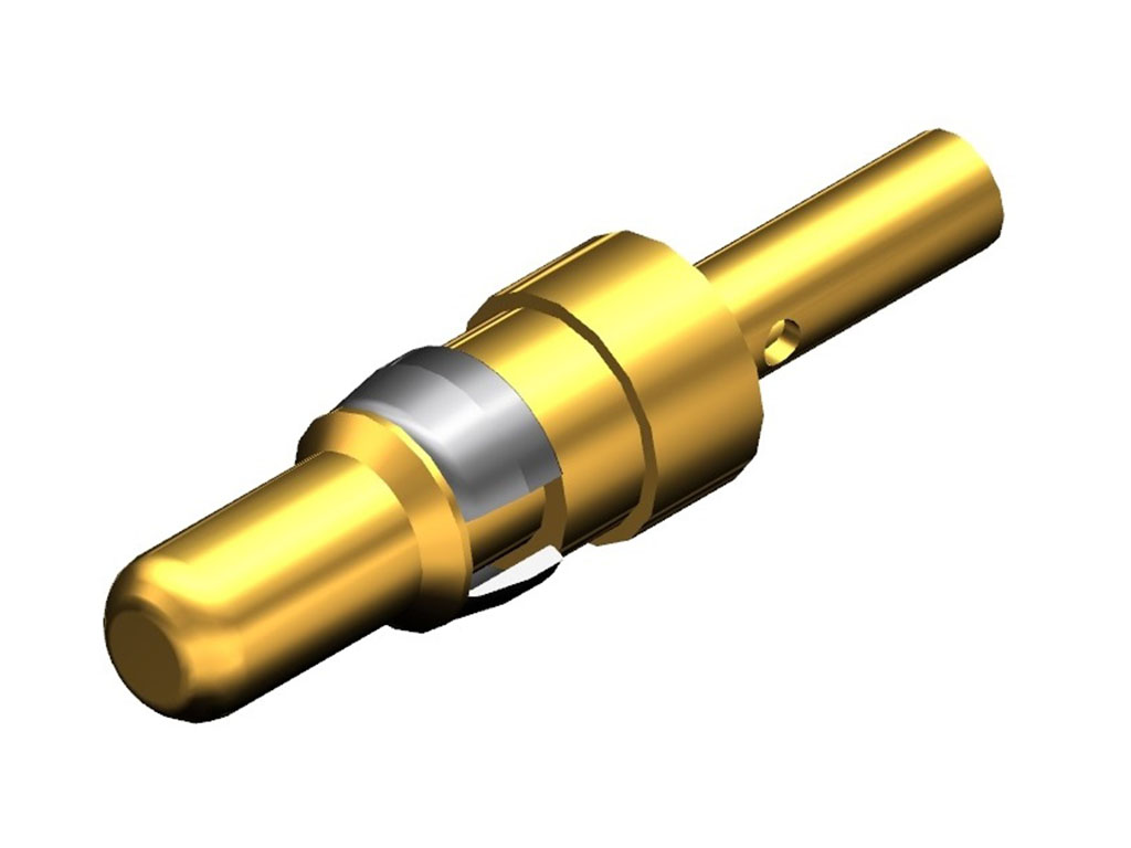 D-Sub Contact Male Pin Gold 16-20 AWG Crimp Machined