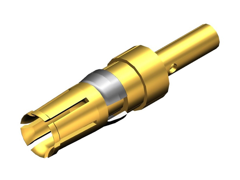 D-Sub Contact Female Socket Gold 16-20 AWG Crimp Machined