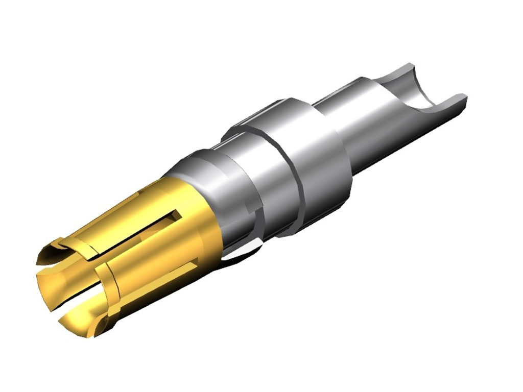 D-Sub Contact Female Socket Gold 12-16 AWG Solder Cup Machined