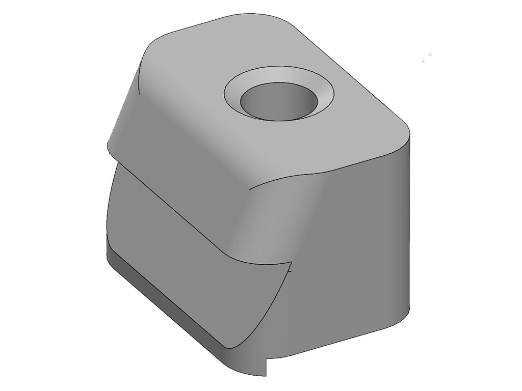 Connector Latch Block For D-Sub Backshell